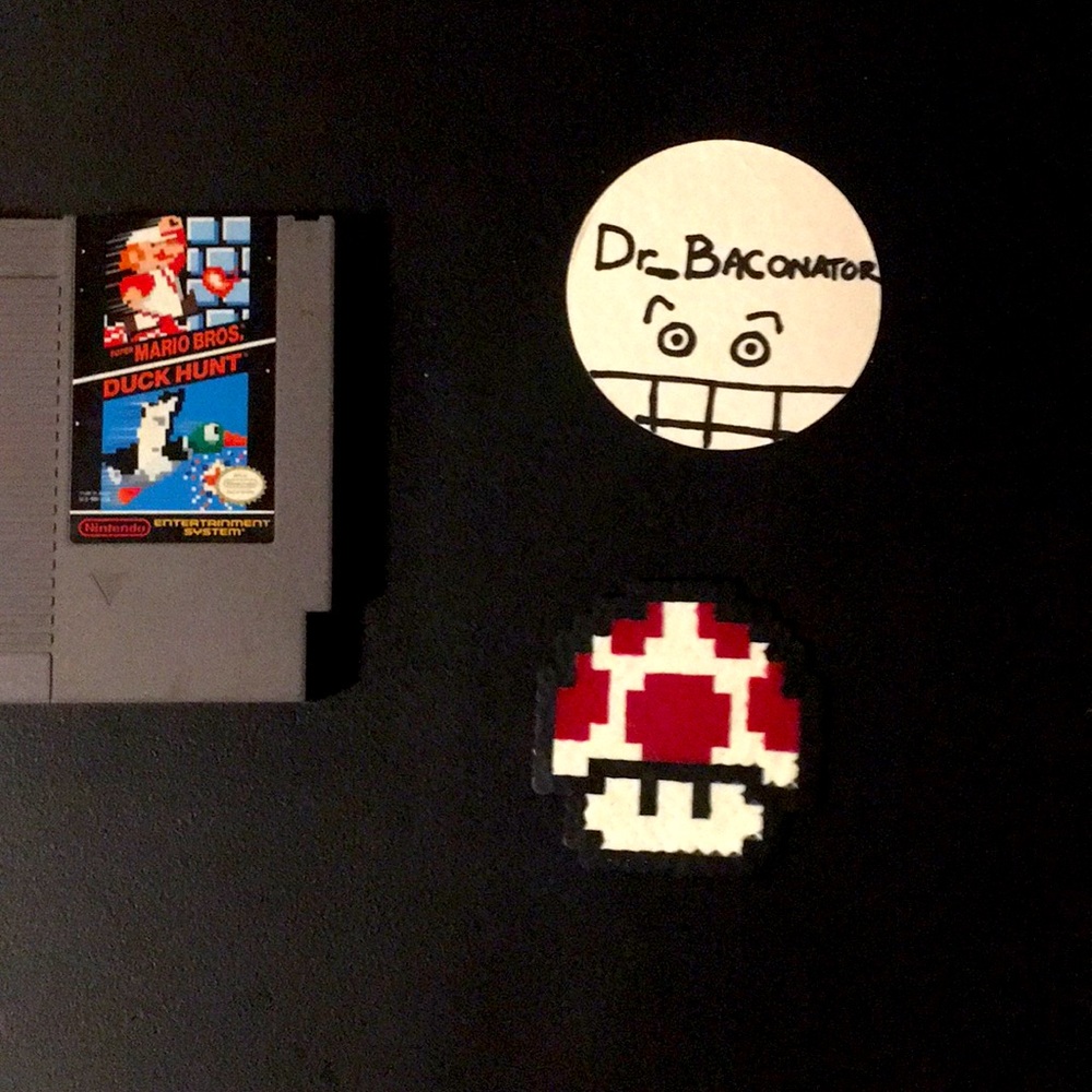 Super mario Perler art Coasters